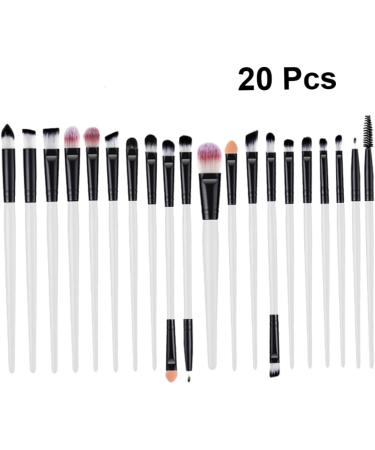 AUTSUPPL 20pcs Eye Makeup Eyeliner Eyeshadow Brush Kit Makeup Brush Eye Shadow Brush Eyelash Kits 15.50X1.50X1.50CM As Shown - Buy Online on GoSupps.com