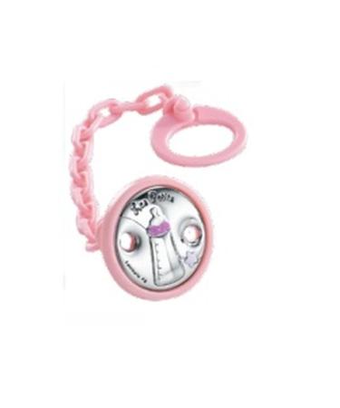 Little girl's door chain with silver rose pin cod.88.2944 cm diam.4 by Varotto & Co.
