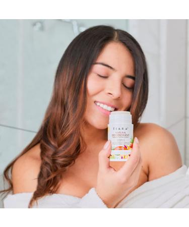 TIARA Coconut Natural Deodorant for Women 75g | Aluminum and Paraben Free Scented Deodorant | Long Lasting Formula for Women's Armpit Microbiome - Buy Online on GoSupps.com