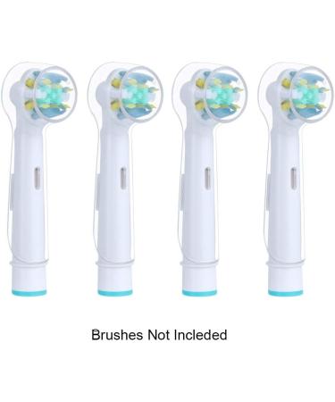 Watera 4-Piece Electric Toothbrush Cover Set - Clear Protective Cases for Home Camping & Travel - Buy Online on GoSupps.com