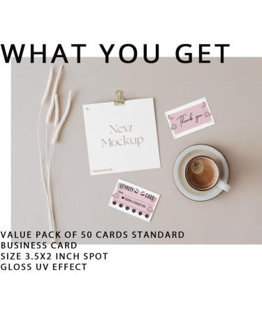 50 Lash Customer Loyalty Cards - 3.5X2 Reward Punch Cards for Lash Business - Lash Extension Loyalty Cards for Eyelash Extensions - Beauty Salon Supplies (DLM143) - Buy Online on GoSupps.com