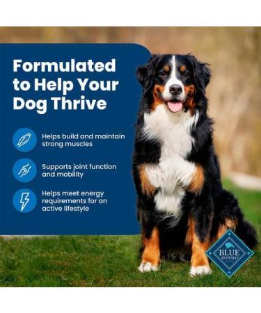 Blue Life Protection Formula Natural Dry Dog Food Adult Chicken & Brown Rice 6.8kg Medium Bag Chicken & Brown Rice - Buy Online on GoSupps.com