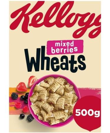 Breakfast Cereal Bundle With Kellogg's Wheats Mixed Berries 500g and Wheats Raisin 450g (2 Pack) - Buy Online on GoSupps.com