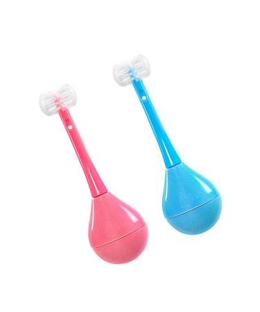 Beaupretty 2 pieces tumbler toothbrush tooth care tools smooth bristle brush children's toothbrush useful toothbrush cartoon toothbrush toothbrush tools