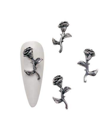 Nail Art Decoration Tips Ornament Metal Alloy Nail Art Decals Pendant Manicure Accessories Eye Catching For Girls Nail Art Accessories Decoration Decals Craft Supplies Jewelry For Girls Crystal
