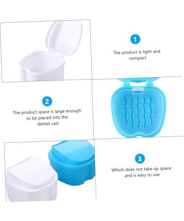 Lurrose Prosthesis Box - 2er Container for Denture Soaking & Mouth Protection | International Shipping Available - Buy Online on GoSupps.com