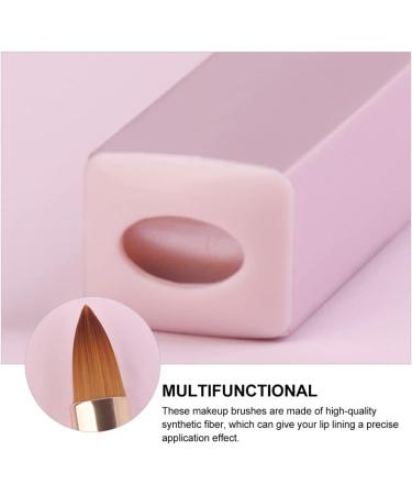 Lurrose 1Pc lip brush makeup brush lip applicator brush Eyeshadow Brush Lip Gloss Brush portable makeup brush wand makeup flour travel dual purpose aluminum tube - Buy Online on GoSupps.com