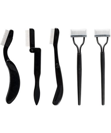 Eyelash Brush Comb Lash Comb Separator Eyelash Makeup Separator Eyelash Curler Metal Cosmetic Tool for Beauty Style 4 eyelash comb - Buy Online on GoSupps.com