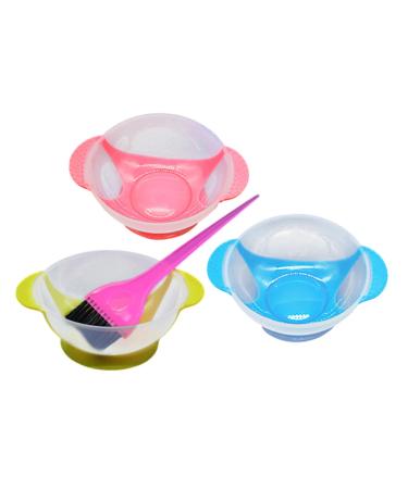 Bol et Pinceau pour Coloration Cheveux Bol et Pinceau Pratique Facile Acc s pour Teinture Capillaire Stable avec Ventouse paisse