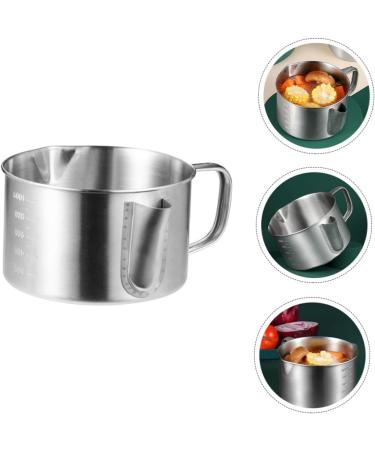 Zerodeko Grease Strainer Cup Oil Strainer Bowl 1pc Oil Filter Stainless Steel Oil Storage Oil Bottle Kitchen Oil Pot Stainless Steel Containers - Buy Online on GoSupps.com