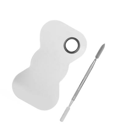 Shop Premium Cosmetic Makeup Palette Set | Stainless Steel Mixing Tray & Spatula for Flawless Foundation & Nail Art - International Shipping Available - Buy Online on GoSupps.com