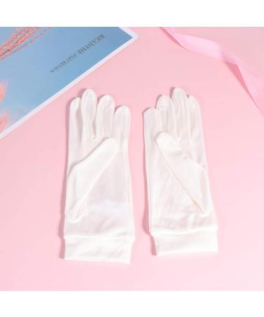 FRCOLOR 1 Pair Laboratory Gloves Housekeeping Gloves Hand Care Gloves Household Gloves Anti Gloves Work Gloves for Women Womens Gloves Gloves Miss White Powder Cotton Gloves - Buy Online on GoSupps.com