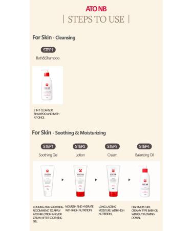 ATO NB Baby Soothing Gel - Cooling Relief for Heated Irritated Skin | Natural Ingredients | EWG Verified | Made in Korea - 5.64 fl oz - Buy Online on GoSupps.com