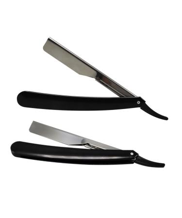 Angoily 2st razor Safe razor manual razor safety razor Hand razor for men on shave razor metal trip manual straight blade man