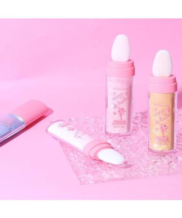 PICKX Fluorescent powder Body Flash Powder Stick Shiny Pink Fairy Pink Shiny Pink White Moonlight Powder Makeup stick Fairy Powder Highlights Fairy Powder Fairy Pink Highlights Patch Fairy Makeup (01#White) - Buy Online on GoSupps.com
