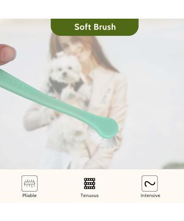2-Piece Dog Toothbrush Set - Soft Mini Toothbrush for Puppies & Cats | Portable Deep Cleaning | Easy Travel Use - Buy Online on GoSupps.com