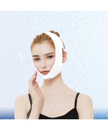 Face Lifting Slimming Belt Facial Cheek V Shape Lift Up Thin Mask Strap Face Line Double Chin Reduce White Picture 4 - Buy Online on GoSupps.com