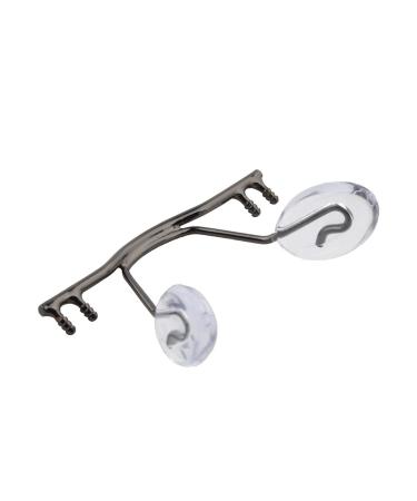 SBTRKT 10pcs/Eyeglass Nose Pad Holder Stainless Steel Eyeglass Bridge with Nose Pads Eyeglass Bridge Rimless Replacement Frame (Color : Gold)