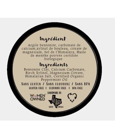 Fluoride Free Remineralizing Toothpaste Powder | Vegan & Gluten Free | Organic Peppermint - 1.5oz | International Shipping Available - Buy Online on GoSupps.com