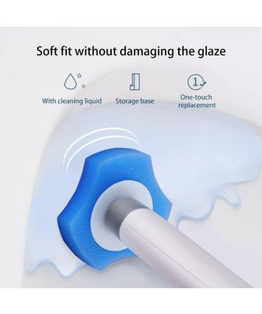 40 Counts Disposable Toilet Cleaning Wand Refills Bowl Scrubbers Heads Suitable For Households And Public Area Household Hygiene Products Corner Cleaning Gift for Family (40pcs) - Buy Online on GoSupps.com