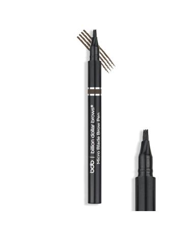 Billion Dollar Brows The Microblade Effect: Brow Pen  Create Natural Eyebrows  Fill in Brows  Taupe
