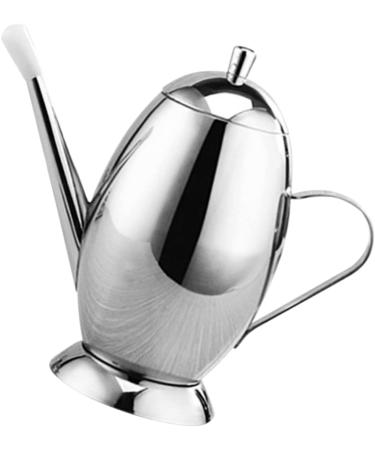 Zerodeko Multi-function Soy Sauce Dispenser Soy Sauce Dispenser 2pcs Household Stainless Steel Soy Sauce Bottle Stainless Steel Oil Dispenser Oil Dispensers 19.5X10CMx2pcs Silverx2pcs - Buy Online on GoSupps.com