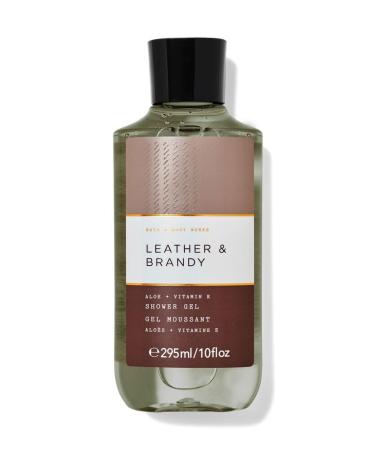 Men's Collection Leather & Brandy Shower Gel - 10 fl. oz | Nourishing with Vitamin E | International Shipping Available - Buy Online on GoSupps.com