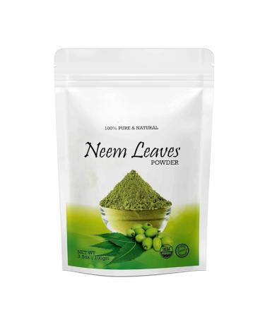 Pure Neem Leaves Powder For Pimple-free Clear Skin silky hair & Hair Cleanser (100Gm) - Buy Online on GoSupps.com