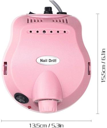 Electric Nail Files Acrylic Nail Remover Polisher Kit 25000 RPM for Gel Nails Nail Buffer Manicure Pedicure Polishing Tools Red - Buy Online on GoSupps.com
