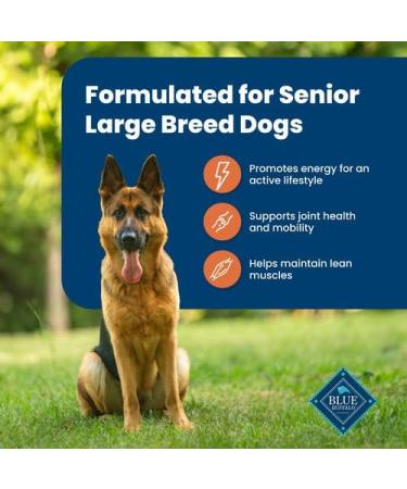 Blue Buffalo Life Protection Formula Large Breed Senior Chicken & Brown Rice 11.7kg Large Bag Large Breed Senior Chicken - Buy Online on GoSupps.com