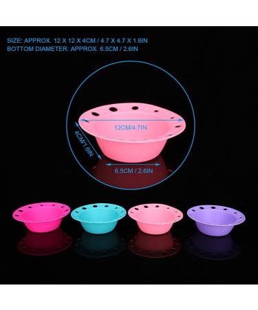 ANKROYU 4PCS Silicone Makeup Brush Bowl Bowl Makeup Brush Washing Tool Portable Cosmetic Brush Washing Tool Cosmetic Brush Washing Tool - Buy Online on GoSupps.com
