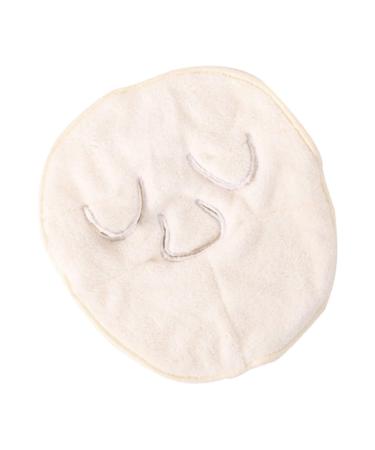 TEHAUX Serviette De Toilette Visage Hydratante Taille Unique en Corail pais Multifonction Compresses Chaude Et Froide pour Femme Fixation Trois Trous