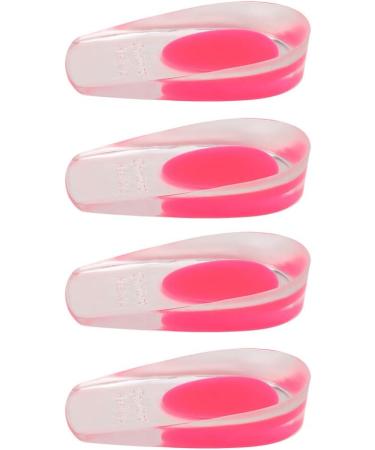 Restokki Silicone Heel Cushion - Foot Pain Relief Massage Insoles | 2 Pairs Universal Soft Shoe Pads for Comfort - Buy Online on GoSupps.com