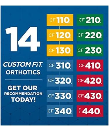 Dr. Scholl's Custom Fit Orthotic Inserts CF 440 Red 1 Pair - Pack of 1 - Buy Online on GoSupps.com