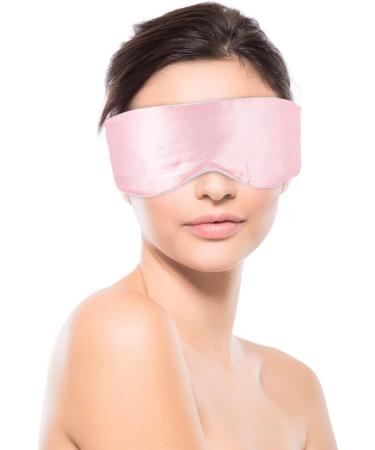 ARTIBETTER 1pc Silk Sleep Mask - 3D Blackout Eye Shade for Men & Women | Light-Blocking Travel Eye Mask - Buy Online on GoSupps.com