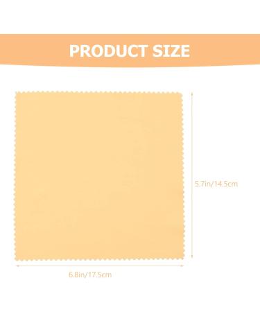 Healeved 100pcs Microfiber Glasses Cleaning Cloth - Lens Wipes for Eyeglasses Electronics & Windows - Perfect for Home & Travel (17.5x14.5cm - Buy Online on GoSupps.com