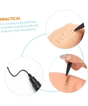 Didiseaon 30 Pcs Eyebrow Marker Pen Beauty Marker Cosmetic Liner Salon Mapping Pen Marker Pens Plastic Black - Buy Online on GoSupps.com