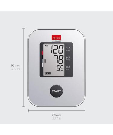Boso Medicus X-Best Blood Pressure Monitor - Accurate Oberarm Device with Arrhythmia Detection Large Display & Standard Cuff | Awarded by Stiftung Warentest | 2-Pack - Buy Online on GoSupps.com
