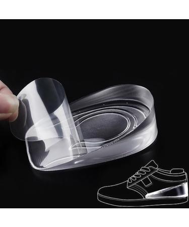 2 Pcs Silicone Gel Height Increase Insoles - 3cm Heel Lifting Inserts for Women - Adhesive Cushions for Comfortable Height Boost - Buy Online on GoSupps.com
