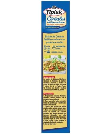 TIPIAK C r ales M diterran ennes 400G - D couvrez les Saveurs Authentiques de la M diterran e - L gumes Secs et Bl s de Qualit - Plaisir Gustatif 100% Naturel - Format Pratique de 400g - Lot De 4 - Buy Online on GoSupps.com