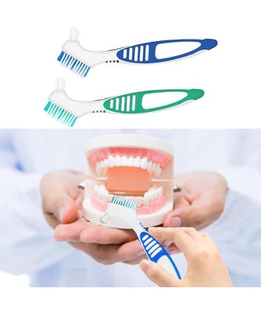 Prosthesis Cases & Storage Box Set | Clean & Store False Teeth | Green & Blue Prosthesis Container with Cleaning Brushes - Buy Online on GoSupps.com
