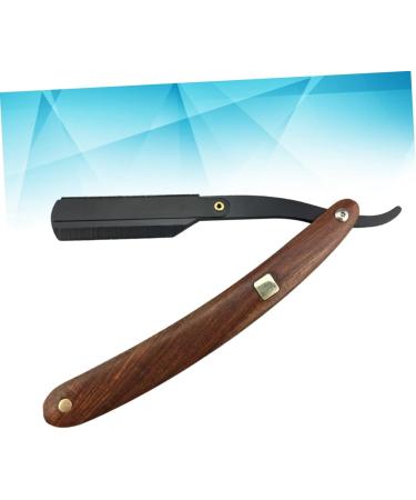 Beavorty Single Razor Shaving Set - Premium Straight Razor for Men | Metal Knife & Wooden Holder | International Shipping Available - Buy Online on GoSupps.com
