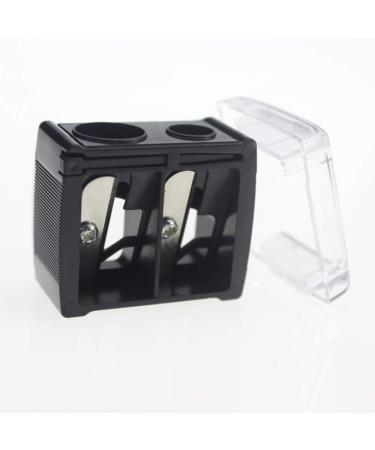 Minkissy Double Hole Cosmetic Pencil Sharpener for Eyebrow, Lip Liner, and Eyeliner - Handheld Makeup Sharpener for School and Office Supplies - Buy Online on GoSupps.com