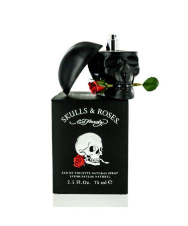 Ed Hardy Men's Cologne Fragrance Spray Skulls and Roses Eau De Toilette 2.5 Fl Oz Fresh Rose Sandalwood 2.5 Fl Oz (Pack of 1) - Buy Online on GoSupps.com