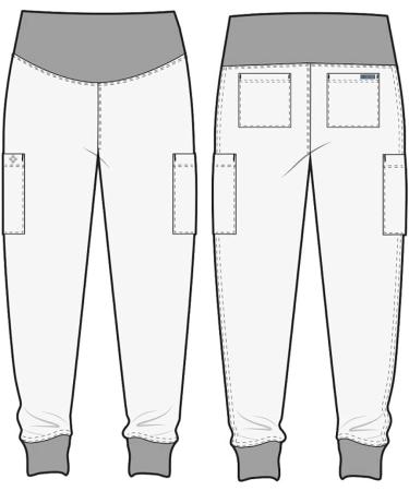 Med Couture Women's Maternity Jogger Pant - Small - Black | Stylish & Comfortable Maternity Wear - Buy Online on GoSupps.com