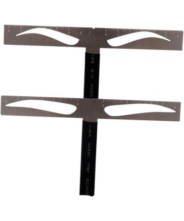 FOMIYES Eyebrow Stencil Kit Eyebrow Ruler Stencil Eyebrow Drawing Tool Positioning Ruler With Box Set - Buy Online on GoSupps.com