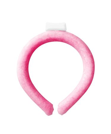 Neck Cooling Ring - Multipurpose Neck Cooling Wrap | Neck Cooling Tube For Summer | Neck Cooler Tube With Portable Design | Lightweight Neck Cooling Tube For Outdoor | Reusable Neck Cooler Pink