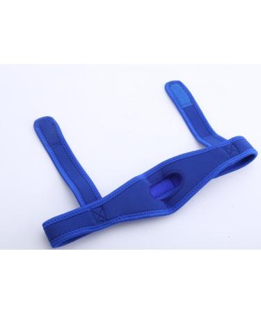 Snore Stop Belt Anti Snoring CPAP Chin Strap - Blue | Sleep Apnea Jaw Solution TMJ - Best Quality - Buy Online on GoSupps.com