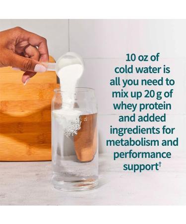 Garden of Life SPORT Whey Plus Weight Management with Amino Energy - 20g of Grass Fed Protein Isolate for Women and Men - Vanilla Powder - With Capsimax 2 Billion CFU Probiotics About 15 Servings - Buy Online on GoSupps.com