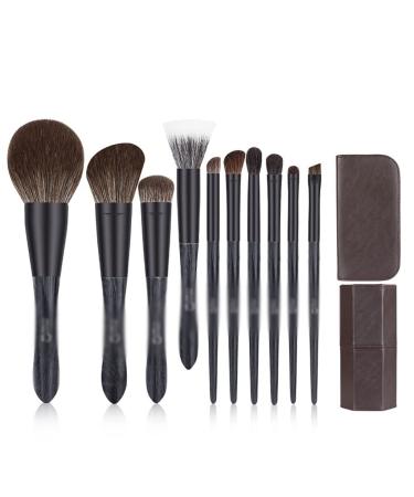 DFHBFG 10 Brushes Set Complete Brushes Concealer Brush Spot Brush Loose Powder Brush Eye Shadow Brush(D 1) D 1